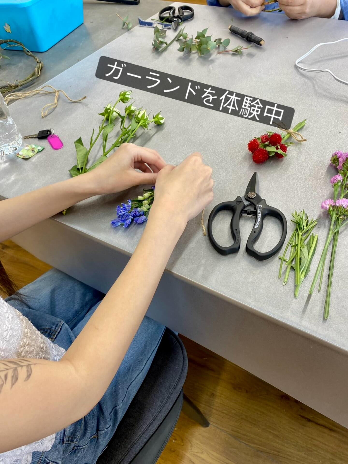 ガーランド体験🌸