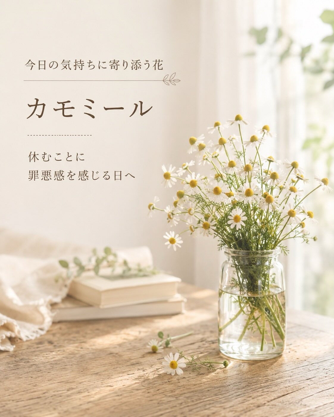 今日の気持ちに寄り添う花